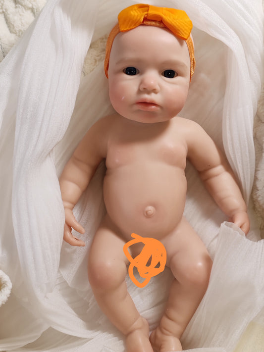 Bambola silicone pieno 35cm